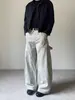 Pantalones Cargo Deconstructivos Estilo Retro Americano Hacha Leñador Diseño de Silueta Holgada Unisex Estilo Pantalones Casuales de Pierna Ancha