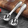 Cuchara para Helado de Acero Inoxidable 304, Pala para Helado, Cuchara Redonda Multifuncional, Cuchara para Postre, Sacabolas para Sandía, Boleador de Frutas