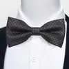 Estoque Pronto do Fabricante Gravata Borboleta Jacquard Formal Masculina para Negócios, Casamento, Festa, Gravata Borboleta Floral de Poliéster em Forma de Seta