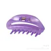 Pinza para Cabello de Labios Medianos Estilo Europeo Americano Coreano Pinza de Plástico para el Cabello Pinza para Champú Pinza de Manos Extrañas para Labios Medianos Pinza de Garra de Luna Mediana
