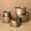 Lata Redonda de Hojalata Metálica Estampada Lata Lata de Hojalata Empaque Grado Alimenticio Lata de Dos Piezas Fabricante