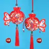 Saco de Corda Pendurado Amuleto Peixe Koi Borla Tradicional Chinesa Saco Atacado em Estoque