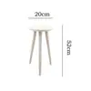 Estante de Flores de Madera Maciza Transfronterizo Estante para Macetas de Interior Mesa Redonda Pequeña de Pie Estante de Flores de Madera Taburete Estante de Flores Verde Rosa Desmontable