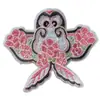 Parches Bordados Hanfu Parches de Tela de Cometa Parches de Lirio del Valle Parches Bordados Étnicos Golondrina Estilo Nacional Parches Termoadhesivos Accesorios