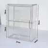 Adecuado para Caja de Exhibición Bubble Mart Labubu Zimomo Caja de Almacenamiento Magnética a Prueba de Polvo para Muñecas de Vinilo