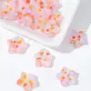 Contas Fofas de Bolinhas Pintadas à Mão, Contas de Vidro Estrela, Contas Soltas com Furo Passante, Pulseira DIY Feita à Mão, Colar, Acessórios e Materiais para Miçangas