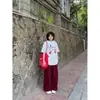 Camiseta da Moda de Manga Curta Algodão Estampado Camiseta de Manga Curta Feminina Espessa Combina com Tudo Doce Cool Padrão de Menina Doce Deste Ano
