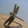 Adornos de Mariposa con Recubrimiento de Cobre Vintage, Adornos de Abeja, Adornos de Libélula, Paisaje de Insectos, Artesanías de Bronce, Mascota para Té, Adornos Pequeños
