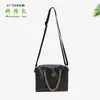 Bolsa de Papel Dupont Retro Ultraligera, Bolso de Mano Plegado con Cadena Gruesa, Bolso Cruzado de Hombro Neutro Procesamiento y Personalización