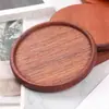 Posavasos Creativo de Madera Maciza Grabado de Logo Bandeja de Té Personalizada de Madera Soporte para Tazas Esterilla de Té Posavasos de Madera para Té Almohadilla Térmica Japonesa