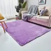 Tapete de Sala Longo de Pelúcia Espessa Quarto de Canto a Canto Multicor Sala de Estar Mesa de Centro Tapete de Chão de Lã de Seda Lavável Lavável
