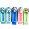 Goma de borrar retráctil con parche de resina de Doraemon, goma de borrar de dibujos animados linda para exámenes de estudiantes, goma de borrar retráctil de empuje