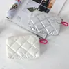 Nueva Bolsa de Almacenamiento Acolchada de PU Estilo Coreano, Monedero Impermeable Portátil, Estuche Protector Portátil para Auriculares Bluetooth, Bolsa Pequeña para Labiales