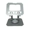 Suporte de metal giratório e dobrável para tablet, suporte de telefone com resfriamento vazado, suporte de mesa preguiçoso para celular e tablet