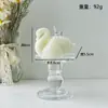 Vela Perfumada Blanca Simple Estilo Escandinavo con Sentido de Atmósfera, Decoración del Hogar, Decoración de Boda, Vela de Forma Geométrica Cilíndrica