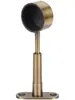 Suporte de Barra para Cabides de Roupa de Guarda-Roupa Montado em Flange Base de Flange Espessada para Cabide de Roupa Barra Circular de Aço Inoxidável Suporte de Barra Circular Fixa para Roupas