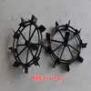 Motocultor rueda de hierro cultivador rotatorio accesorios cultivador rotatorio rueda para campo de arroz maquinaria agrícola pequeña máquina para aflojar la tierra máquina de cultivar