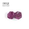 Joyero hexagonal de terciopelo transfronterizo, caja para anillos de boda, caja para guardar joyas, caja de regalo