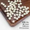 Contas Espaçadoras Imitação Turquesa Branca para Joias DIY Formatos Especiais Estrela de Cinco Pontas Coração Quadrado Borboleta Acrílico