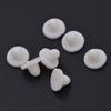 Acessórios de orelha diy transparentes ecologicamente corretos brinco de orelha plugue traseiro plugue de silicone plugue de ouvido fabricantes de plugue de plástico atacado