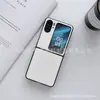 Capa Protetora Rígida de Couro Anti-Queda de Tela Dobrável para Celular Oppo Find N2 Flip N3 Flip Cobertura Total