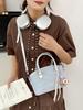 Bolsas Transfronterizas Populares de Este Año para Mujer: Bolso Texturizado con Bloques de Color Retro 2026, Elegante Bolso de Hombro y Cruzado para el Trabajo