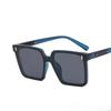 Gafas de Sol de Moda con Montura Grande, Protección Solar, Protección UV, Gafas para Conducir, Estilo Coreano, Gafas de Sol Estilo Calle de Celebridades de Internet