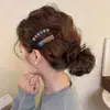 Pinza para el pelo con estampado de leopardo y flores, accesorio para el pelo elegante y exquisito, pinza dulce para flequillo, pinza para el pelo para mechones sueltos, adorno para el pelo elegante y exquisito