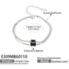 Misterio y Elegancia: Pulsera de Cadena Doble Capa con Zirconias de 2 mm Incrustadas en Garra, Color Dopamina Zirconia Moda Lujo Ligero Acero Inoxidable Joyería de Mano