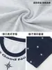 Camiseta raglán de manga corta con estampado de estrellas de marca moderna para hombre, estilo verano, retro americano, color block, algodón puro, corte holgado