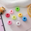 Cuentas para Rueda Cuentas Redondas Agujero Grande Bolsa Llavero Accesorios DIY Hecho a Mano Cuentas Acrílicas de Ábaco