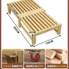 Cama Retráctil de Madera Maciza para Apartamentos Pequeños, Cama Individual Tatami para Sala de Estar, Sofá Cama Multifuncional Simple Plegable de Doble Propósito