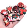 Dibujo Animado Transfronterizo del Día de la Madre Pequeños Accesorios Planos Parche Suave de PVC Funda para Teléfono Móvil Accesorios para el Cabello Accesorios de Joyería DIY