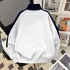Chamarra deportiva unisex de estilo americano de moda, marca ins, manga raglán, cárdigan de otoño e invierno, cuello alto, moderna y rejuvenecedora, versátil