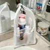 Bolsa de armazenamento autoportante transfronteiriça para viagens e viagens de negócios, nécessaire à prova d'água portátil, bolsa porta-caneta para armazenamento de pincéis de maquiagem e escovas de dente