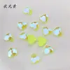 Acessórios para Nail Art Strass da Moda com Verso Plano Strass de Vidro em Formato de Coração Strass DIY para Nail Art Decorações de Unha de Coração Adesivos Luminosos