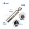 Manguito de bujía magnético universal de pared delgada, junta universal de 14 mm y 16 mm, herramienta de extracción de bujías para reparación de automóviles