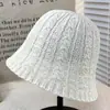 Nuevo Gorro de Punto Retro Japonés para Mujer, Gorro de Punto con Visera para Primavera y Verano, Gorro de Pescador Ajustado de Color Sólido, Tendencia