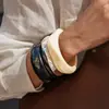 Pulsera de Resina Geométrica Irregular Retorcida Manchada Transfronteriza Europea y Americana Pulsera de Lujo Ligero de Gama Alta Pulsera de Temperamento a la Moda