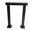 Columna Ranura para Tarjetas Moderna Simple Columna de Vidrio Negro Mate Barandilla de Columna Columna de Aleación de Aluminio Decoración del Hogar Pasamanos de Escalera