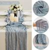 Suministros para Cortinas Transfronterizos Son de Venta Caliente, Banderines de Mesa Suaves con Pliegues, Banderines de Mesa con Estilo Bohemio para Decoración de Bodas y Ceremonias de Cumpleaños