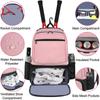 Bolsa de raqueta de tenis para deportes al aire libre, impermeable, de Amazon, mochila multifuncional de gran capacidad, bolsa de bádminton para almacén de zapatos independiente