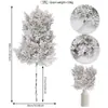 Explosiones Transfronterizas Rama de Cedro Navideña Planta Falsa Decoración Tallo de Cedro Artificial Decoración Navideña para el Hogar