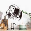 Criativos Adesivos de Parede Artificiais de Animais Tigre Leão Gato para Quarto Sala de Estar Banheiro Banheiro Adesivos Decorativos de Parede