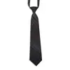 Corbata Negra para Mujer JK Corbata de Lazo Japonesa Estilo Universitario Decoración de Camisa DK Hombres Hombres Perezosos Gratis Color Sólido Casual Corbata Pequeña