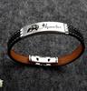 Joyería de Línea de Coche Constelación Retro Antigua Acero Inoxidable PU Transfronterizo Caliente Pulsera de Pareja Pulsera de 12 Constelaciones para Niños y Niñas