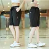 Pantalones Cortos Estilo TikTok 2025 para Hombre Estampados Sueltos Delgados de Cinco Puntos Pantalones de Playa de Marca de Moda Tendencia para Hombre