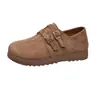 Zapatos Birkenstock Retro para Mujer 2026 Nuevos Zapatos de Otoño para Mujer Zapatos Planos Cobertura Total Birkenstock Slip-On Suela Suave Zapatos Individuales para Mujer