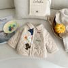 Jaquetas Quentes Espessas de Outono e Inverno para Crianças, Roupas de Inverno Acolchoadas, Roupas de Algodão Fofas para Bebês, Conjuntos de Jeans de Veludo