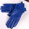 Guantes de Cuero Genuino para Mujer de Estilo Nuevo y Cálido, Talla Grande, Piel de Oveja, Cortavientos y Resistentes al Frío, Guantes de Cuero para Otoño e Invierno, Fábrica
